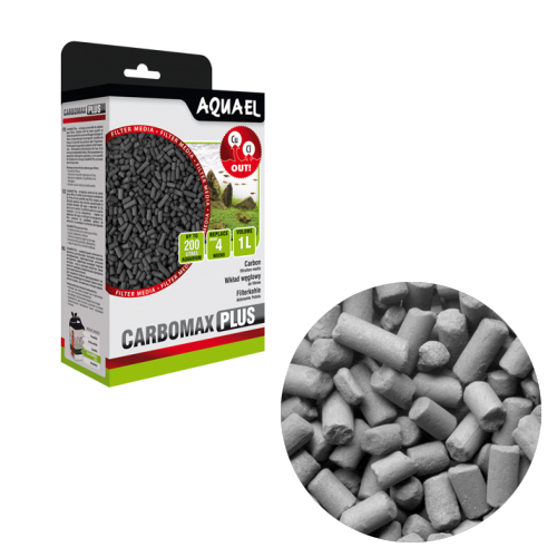 Aquael Carbomax Plus 1L - Carbón activo